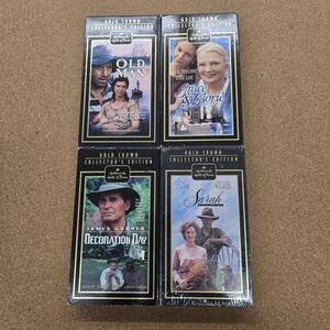 Hallmark Hall of Fame Gold Crown Collectors Edition VHS Set 3 Used 1 In Plastic